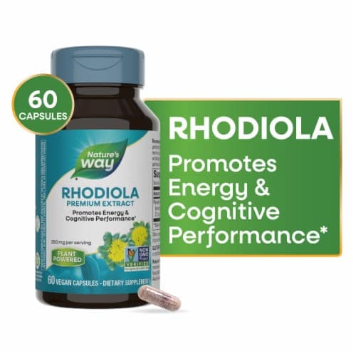Nature'S Way Rhodiola Rosea Standardized Vegan Capsules