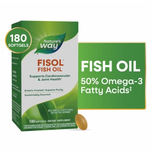 Nature'S Way Fisol Fish Oil Softgels