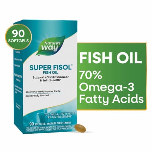 Nature'S Way Super Fisol Fish Oil Softgels