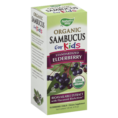 Nature'S Way Organic Sambucus For Kids Elderberry Syrup