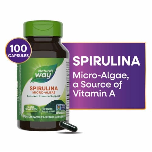 Nature'S Way Spirulina Micro-Algae Capsules