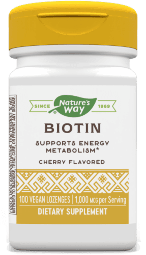 Nature'S Way Biotin 1000 Mcg Once Daily Energy Release Lozenges