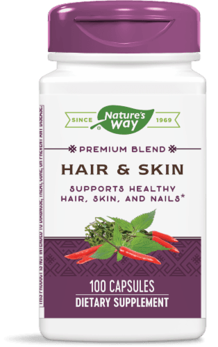 Nature'S Way Hair & Skin Supplement Capsules