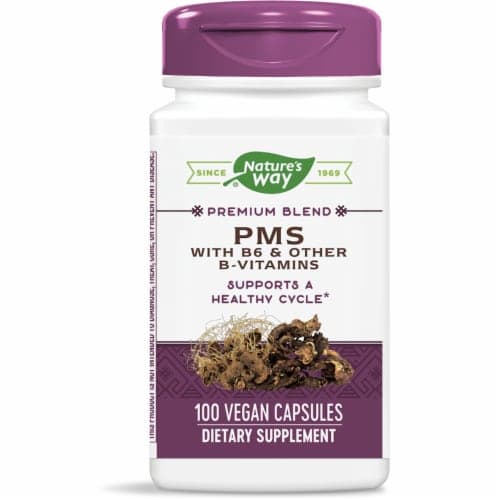 Nature'S Way Pms With Vitamin B6 & 5 Htp Support Capsules For Women