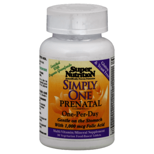 Super Nutrition Simply One Prenatal