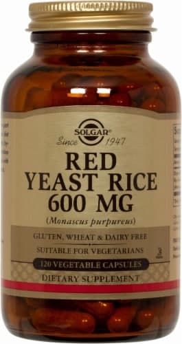 Solgar Red Yeast Rice Dietary Supplement Capsules