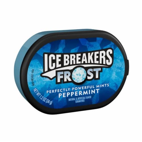 Ice Breakers Frost Peppermint Sugar Free Perfectly Powerful Mints
