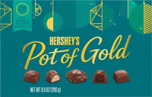 Hershey'S Pot Of Gold Milk Chocolate Collection Assorted Chocolates
