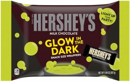 Hershey'S Snack Size Glow In The Dark Milk Chocolate