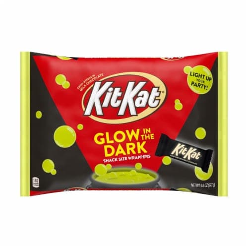 Kit Kat Glow In The Dark Wrappers Milk Chocolate Snack Size Wafer Candy Bars