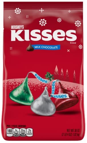 Hershey'S Kisses Milk Chocolate Holiday Candy