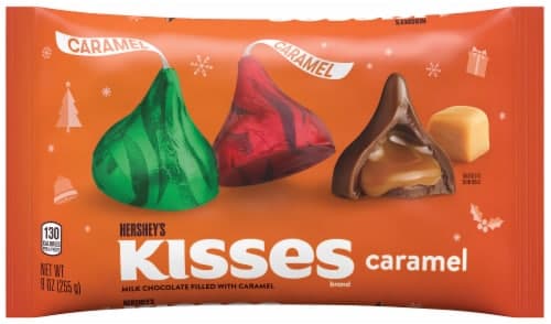 Hershey'S Kisses Milk Chocolate Filled With Caramel Candy
