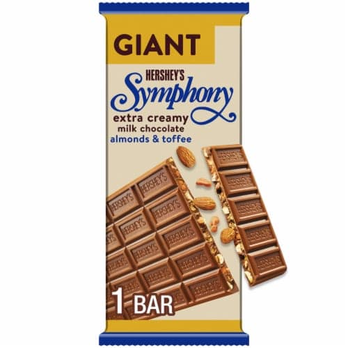Hershey'S Symphony Extra Creamy Milk Chocolate Almonds & Toffee