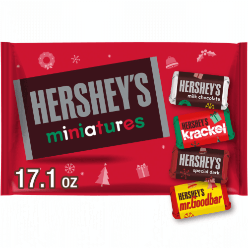Hershey'S Miniatures Assorted Chocolate Christmas Candy Bag