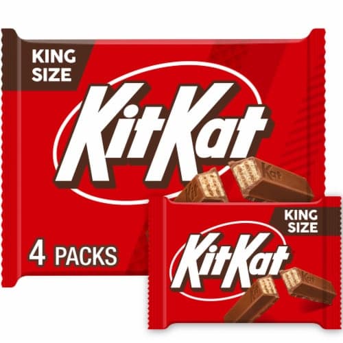 Kit Kat Milk Chocolate Wafer King Size Candy Bars