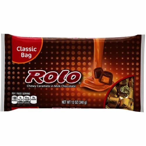 Rolo Caramels, Chewy, In Milk Chocolate, Classic Bag