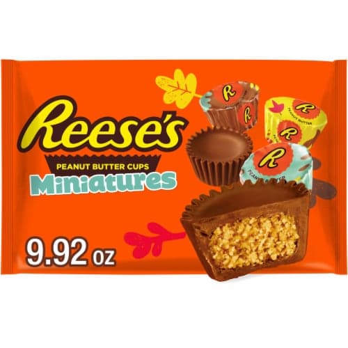 Reese'S Miniatures Milk Chocolate Peanut Butter Cups Halloween Candy Bag