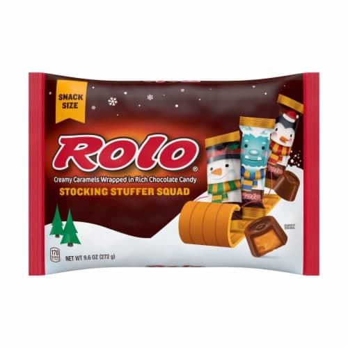Rolo Creamy Caramels Wrapped In Rich Chocolate Snack Size Candy Christmas Bag