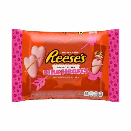 Reeses Peanut Butter Hearts, Pink