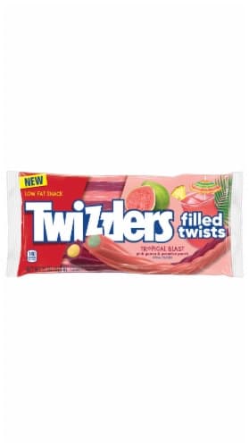 Twizzlers Filled Twists Tropical Blast Flavored Candy