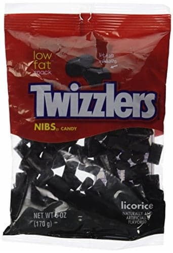 Twizzlers Nibs Licorice Candy Bag