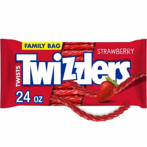 Twizzlers Twists Strawberry Candy Family Bag