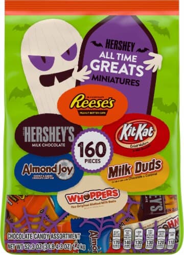 Hershey'S Candy, Chocolate, Assortment, All Time Greats, Miniatures