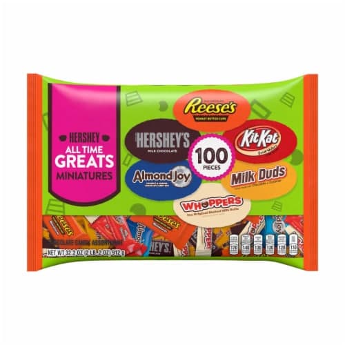 Hershey Candy, Chocolate, Assortment, All Time Greats, Miniatures