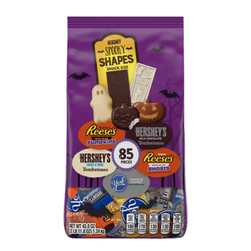 Hershey Candy, Assortment, Halloween Shapes, Snack Size