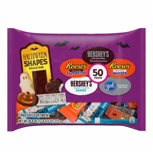 Hershey'S Candy Assortment, Halloween Shapes, Snack Size