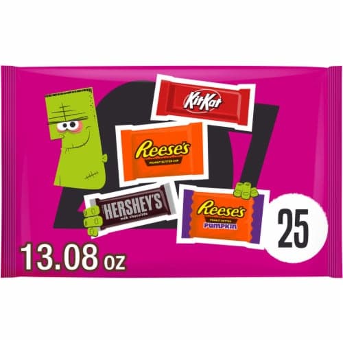 Hershey Milk Chocolate Assortment Snack Size Individually Wrapped Candy