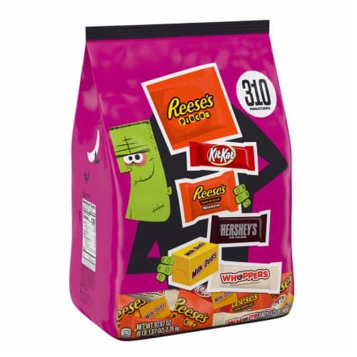 Hershey Assorted Flavored Miniatures Halloween Candy Bulk Variety Bag