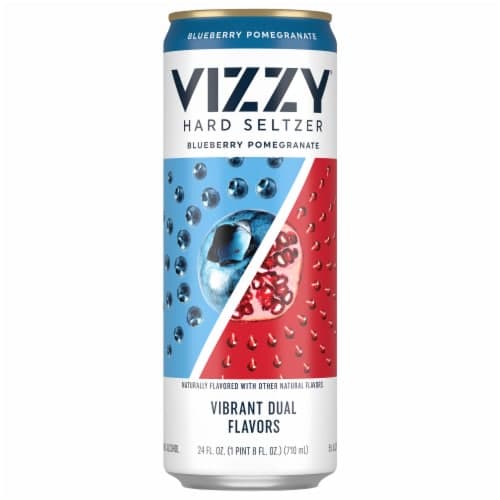 Vizzy Blueberry Pomegranate Hard Seltzer 5% Abv Can