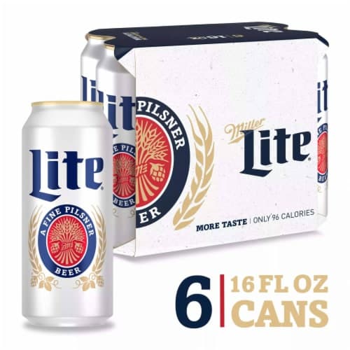 Miller Lite American Style Light Lager Beer 4.2% Abv Cans