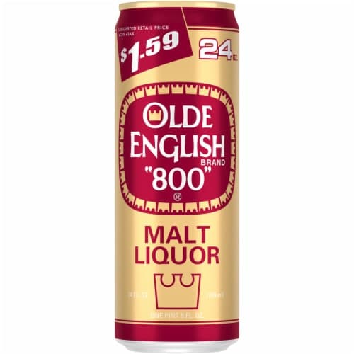 Olde English 800 American Style Malt Liquor 7.5% Abv Can