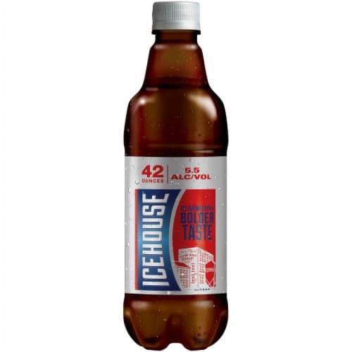Icehouse Lager Beer,. Oz. Plastic Bottles, 5.5% Abv