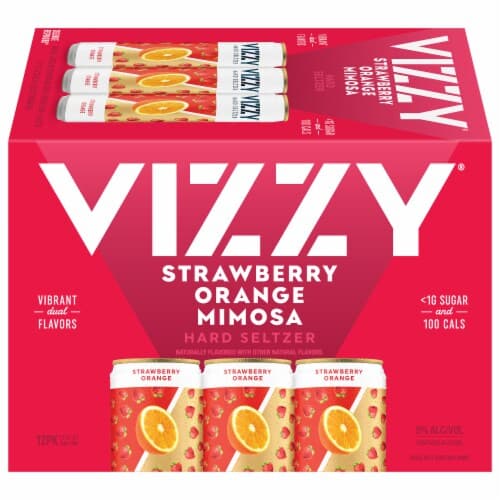 Vizzy Strawberry Orange Mimosa Hard Seltzer Variety