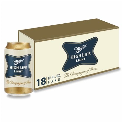 Miller High Life Light Lager Beer,. Oz. Cans, 4.6% Abv