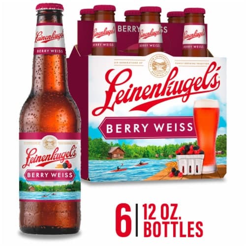 Leinenkugel'S Berry Weiss Fruit Craft Beer 4.7% Abv Bottle