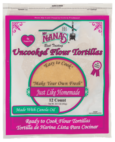 My Nana'S Best Tasting Uncooked Flour Tortillas
