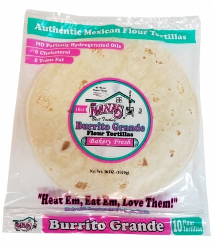 My Nana'S Best Tasting Burrito Grande Flour Tortillas