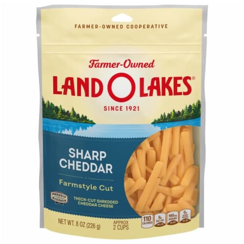 Land O Lakes Sharp Cheddar Shredded Cheese Farmstyle