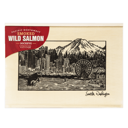 Seabear Pacific Northwest Smoked Sockeye Wild Salmon