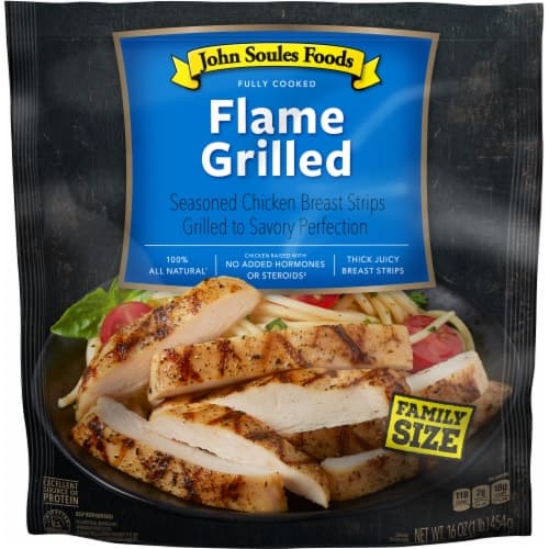John Soules Fully Cooked Grilled Chicken Breast Strips
