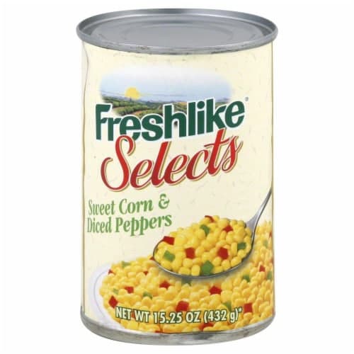 Freshlike Selects Sweet & Peppers Diced Corn