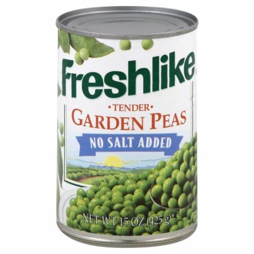 Freshlike Tender Garden No Salt Added Peas