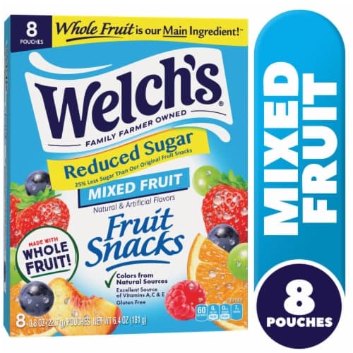 Welch's Reduced Sugar Mixed Fruit Fruit Snacks