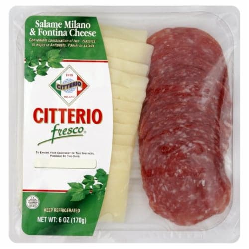 Citterio Fresco Salame Milano & Fontina Cheese