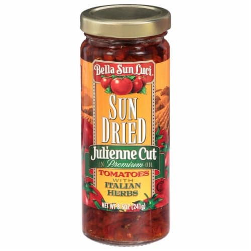 Bella Sun Luci Tomatoes Sun Dried Halves Julienne Prepacked