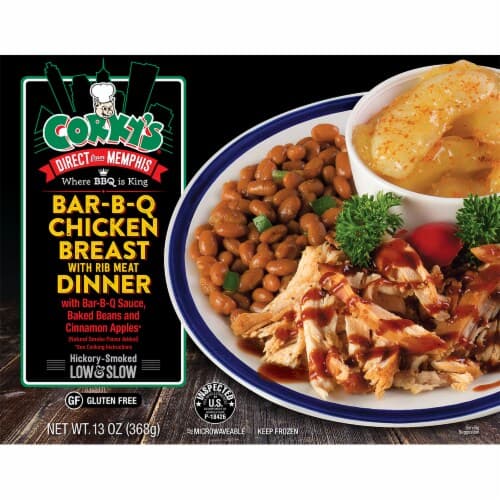 Corky'S Bar-B-Q Chicken Breast With Rib Meat Dinner